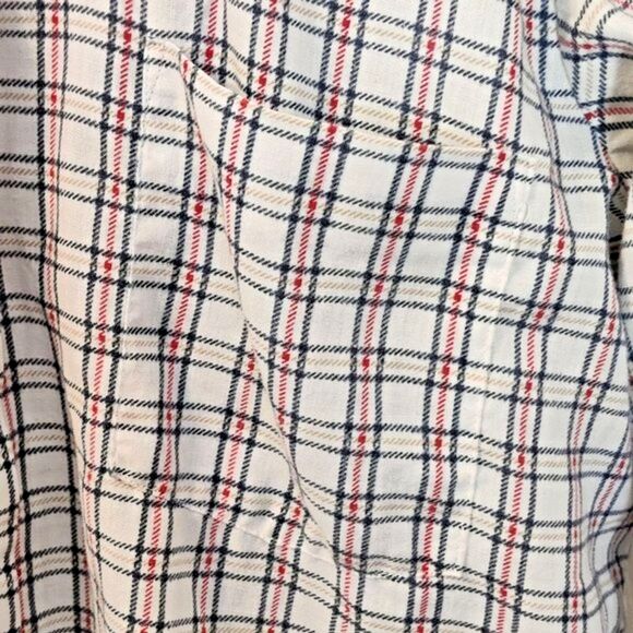 Vintage Career Club Long Sleeve Button Down Shirt Plaid 16 1/2-33-Retro Shirt - Picture 3 of 7